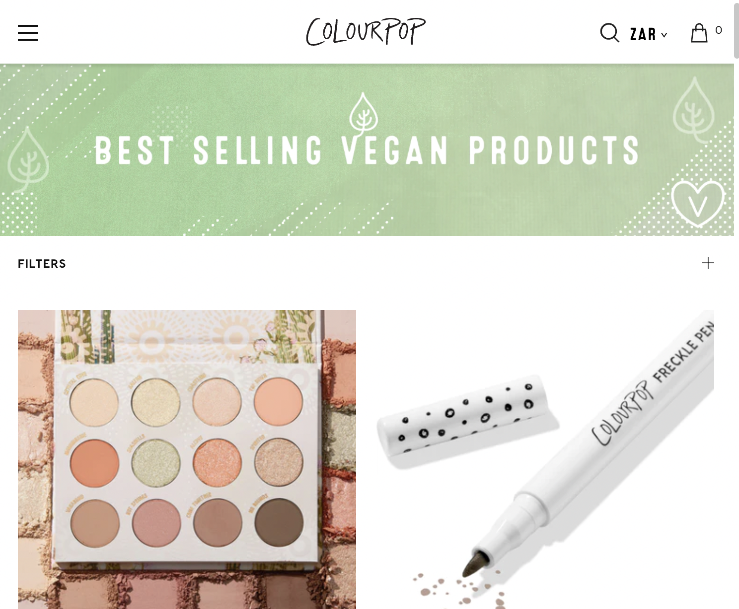 ColourPop Best Selling Vegan Products